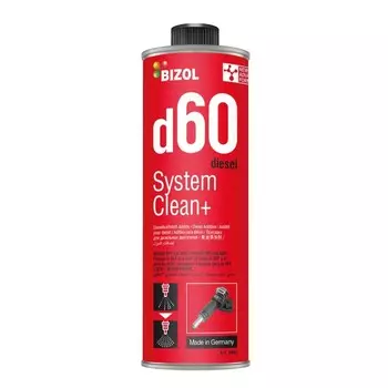 Очиститель дизельных форсунок BIZOL Diesel System Clean+ D60, 250 мл