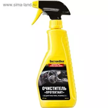 Очиститель пластика DOCTOR WAX Протектант кожа и винил спрей 475мл