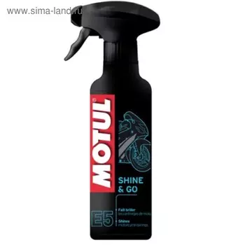 Очиститель пластика Motul E5 SHINE & GO, 400 мл 103000