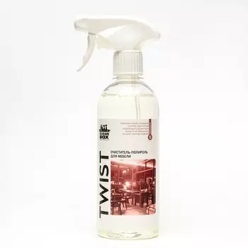 Очиститель полироль для мебели CleanBox TWIST,триггер, 0,5л