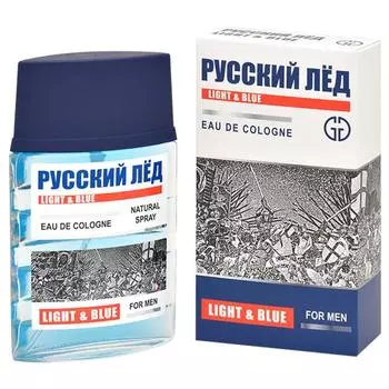 Одеколон мужской РУССКИЙ ЛЁД LIGHT BLUE, 60 мл