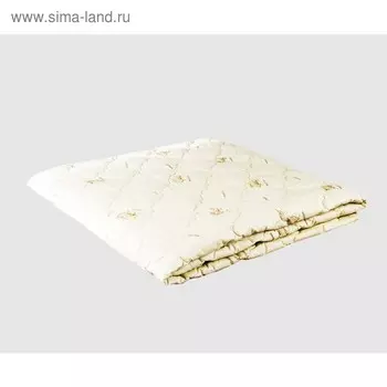 Одеяло лёгкое, размер 140 205 см, овечья шерсть