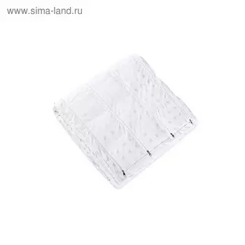 Одеяло на молнии, размер 90 120 см, тик, белый
