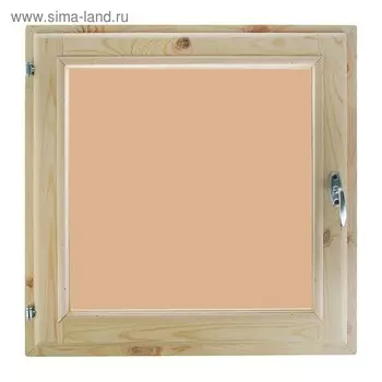 Окно, 6060см, однокамерный стеклопакет, тонированное, из хвои