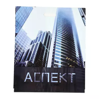 Пакет «Аспект», полиэтиленовый с вырубной ручкой, 5060 см, 100 мкм