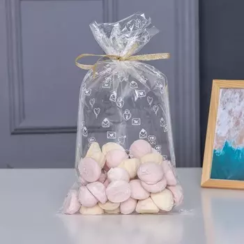 Пакет фасовочный БОПП, "Почта любви" 20*35 см набор 50 шт