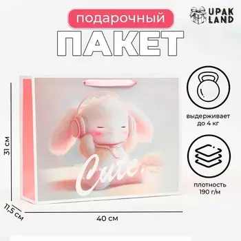 Пакет ламинированный горизонтальный Cute, 403111.5 см