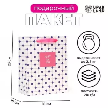 Пакет ламинированный Just for you, MS 182310 см