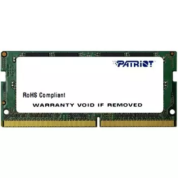 Память DDR4 16GB 2666MHz Patriot PSD416G26662S Signature RTL PC4-21300 CL19 SO-DIMM 260-pin 100449