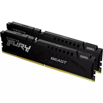 Память DDR5 2x32GB 5200MHz Kingston KF552C40BBK2-64 Fury Beast RTL PC5-41600 CL40 DIMM 288- 102936