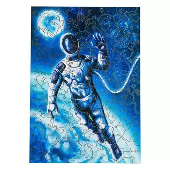Пазл фигурный «Космонавт», 130 деталей, 20 29 см