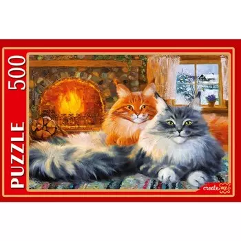 Пазл «Г. Котинова. У камина на даче», 500 элементов