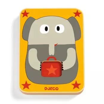Пазл-трио Djeco «Лео и компания»