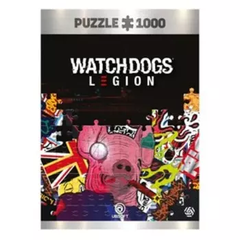 Пазл Watch Dogs Legion Pig Mask, 1000 элементов