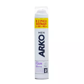 Пена для бритья ARKO MEN Extra для чувствительной кожи, 400 мл