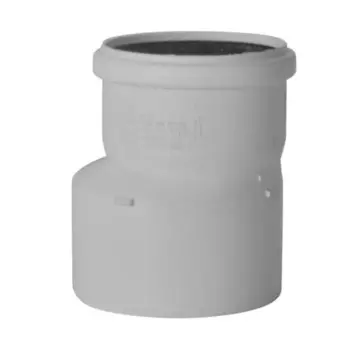 Переход канализационный REHAU RAUPIANO 11233241001, d=90 x 75 мм, внутренний