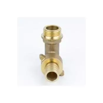 Переходник Aquasfera 9106-01, d=15 мм х 1/2", угловой, со штуцером, наружная резьба, латунь