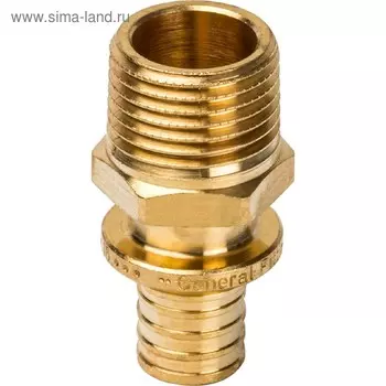 Переходник аксиальный STOUT SFA-0001-001612, 16x1/2" наружная резьба