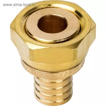 Переходник аксиальный STOUT SFA-0019-001612, с накидной гайкой 16x1/2" наружная резьба