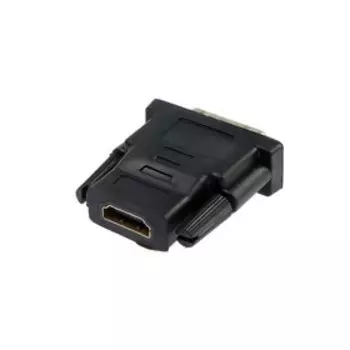 Переходник Luazon PL-005, HDMI (f) - DVI-D (m), чёрный
