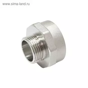Переходник STI, 1 1/4" x 3/4", никелированная латунь