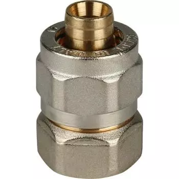 Переходник STOUT SFS-0002-001216, 1/2"x16 мм, внутр.резьба, для металлопласт.труб, винтовой