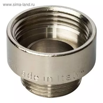 Переходник STOUT SFT-0008-000134, 1" x 3/4", внутренняя/наружная резьба, никел. латунь