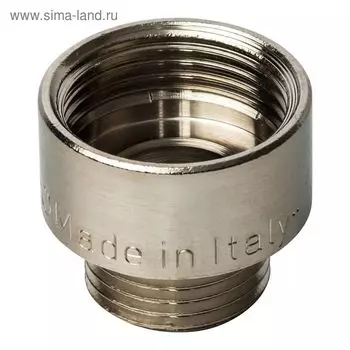Переходник STOUT SFT-0008-003412, 3/4" x 1/2", внутренняя/наружная резьба, никел. латунь
