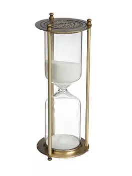 Песочные часы, на 60 минут, 821 см, металлические, медные