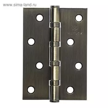 Петля дверная MARLOK, 100х70х2.5 мм, цвет бронза