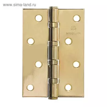 Петля дверная MARLOK, 100х70х2.5 мм, цвет золото