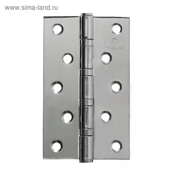 Петля дверная MARLOK, 125х75х2.5 мм, цвет хром