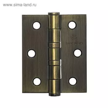 Петля дверная MARLOK, 75х62х2.5 мм, цвет бронза