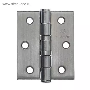 Петля дверная MARLOK, 75х62х2.5 мм, цвет никель