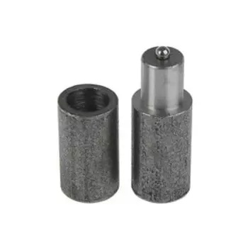Петля гаражная с шаром, 40х140 мм, без покрытия, 6 шт