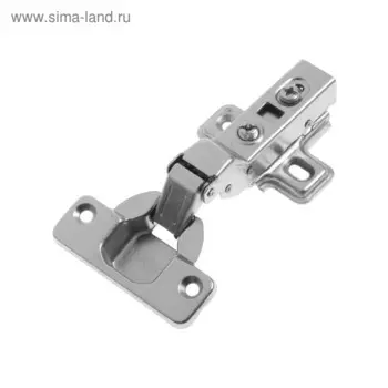 Петля мебельная полунакладная с доводчиком Сlip-on