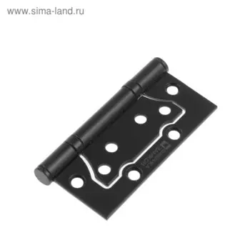 Петля накладная E-2BB-100 BB, чёрная