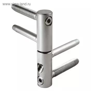 Петля ввертная AGB E01150.14.04, 3-D серия, бихром