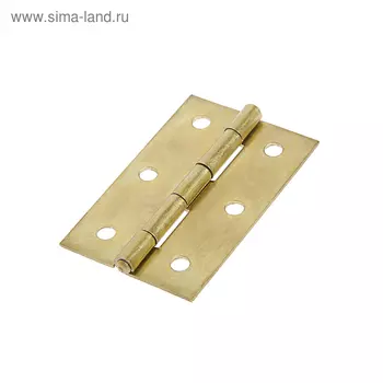 Петля железная, 62371 мм, латунь