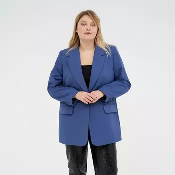 Пиджак женский MIST plus-size, р.52, синий