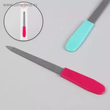 Пилка металлическая для ногтей, 15 см, МИКС