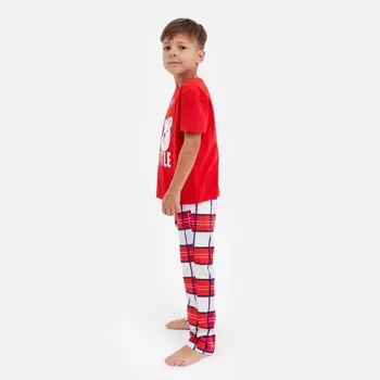 Пижама новогодняя детская KAFTAN "Bear" размер 28 (86-92)
