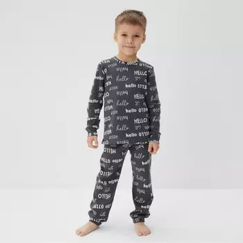 Пижама детская KAFTAN Hello, размер 28 (86-92 см)