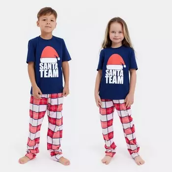 Пижама детская KAFTAN "Santa team" размер 30 (98-104 см)