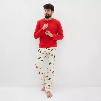 Пижама мужская KAFTAN Christmas tree, размер 48
