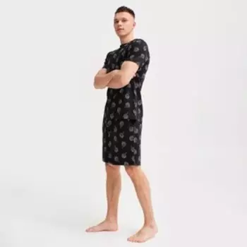 Пижама мужская KAFTAN F*ck, размер 56, чёрная