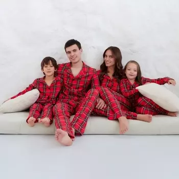 Пижама мужская KAFTAN "Клетка" размер 52