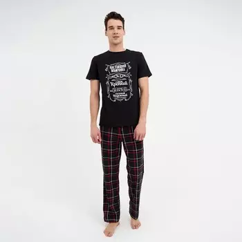 Пижама мужская KAFTAN "Настоящий мужчина" размер 50
