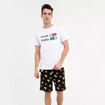 Пижама мужская KAFTAN Work off, размер 56