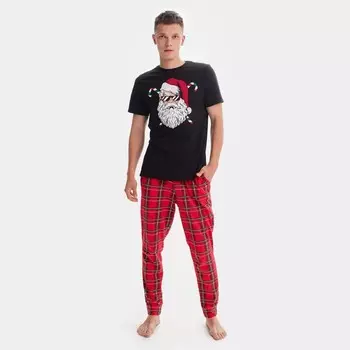 Пижама мужские KAFTAN "Дед Мороз" размер 56